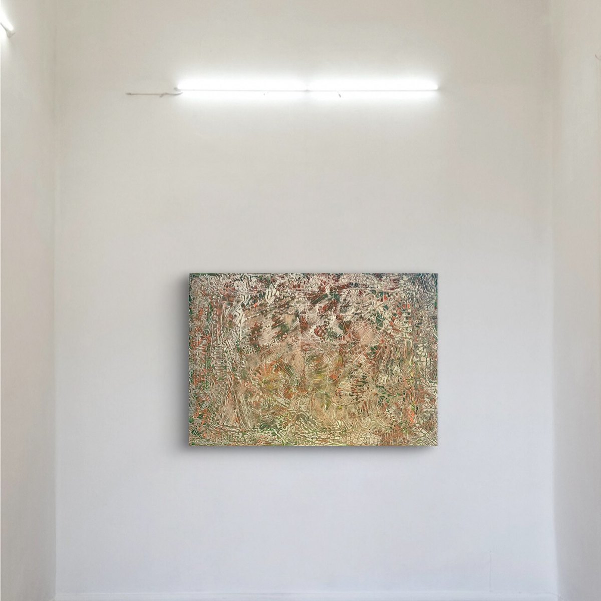 Shots Fired by Clarisse Noelle — glue, acrylic, spray paint + ink on up-cycled mdf