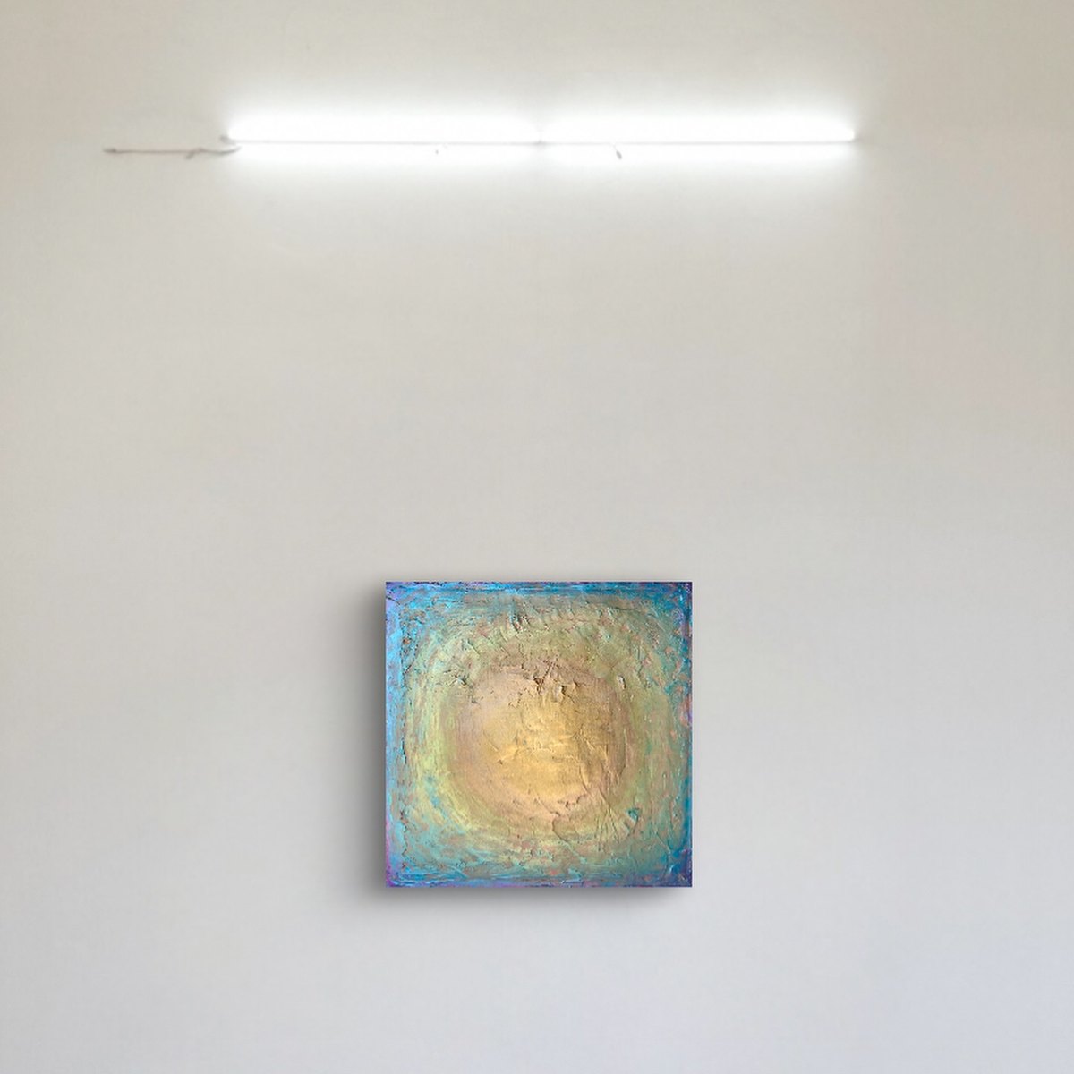 Super Moon by Clarisse Noelle — acrylic + joint compound on up-cycled canvas