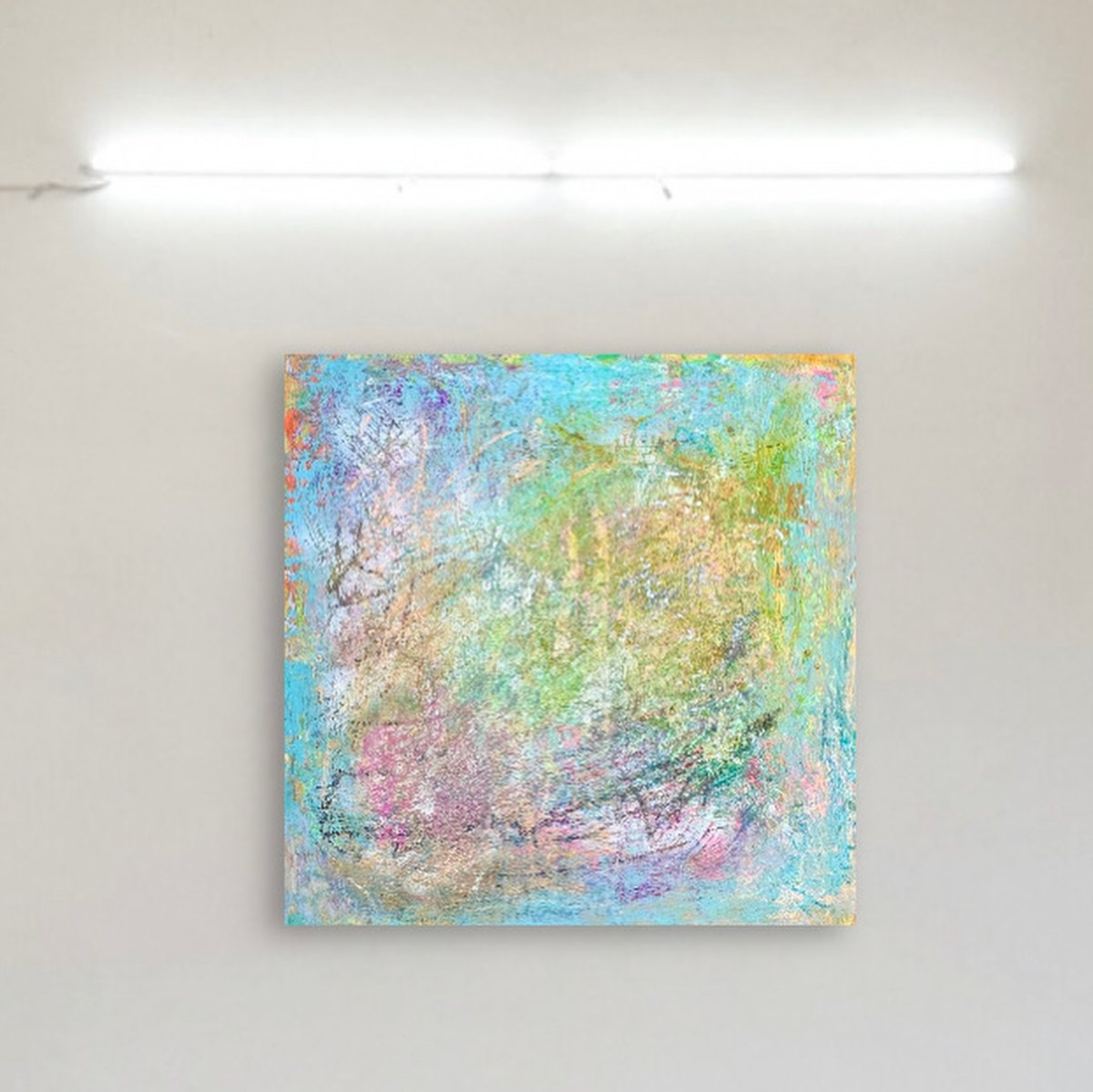 fvkit by Clarisse Noelle — acrylic, ink, spray paint + pastels on wood