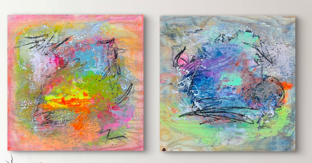 Open Untitled — 24 × 24 in · 2025